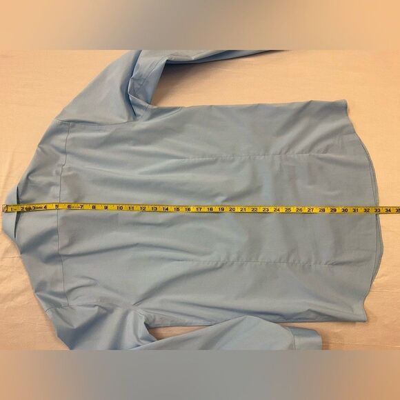 KENNETH COLE Men's Blue Dress Shirt Slim Fit Stretch Easy Care AWear2 15.5 34/35 - Picture 6 of 9